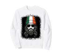 Irish Flag Beanie Man National Pride Travel Sweatshirt
