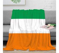 Irish Flag Blanket Ultra-soft Micro Fleece Blanket Soft And Warm Digitally National Flag Printed Blanket Flannel Blanket Present 60x80inch(150x200cm)