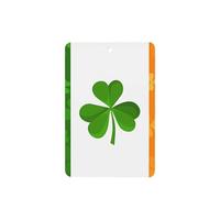 irish flag Car air freshener, 4-pack, lavender scent, hanging type, long-lasting fragrance, for car interior decoration.