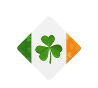 irish flag Car air freshener, 4-pack, lavender scent, hanging type, long-lasting fragrance, for car interior decoration.