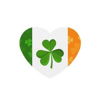 irish flag Car air freshener, 4-pack, lightweight, hanging type, for car interior decoration.
