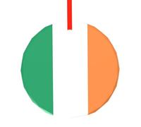 Irish Flag Christmas Tree Set With Ornaments,Ornament Gift Decor For New Year Door Wall Decor