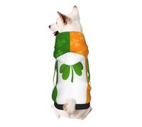 Irish Flag Dog Hoodie – Soft & Breathable Polyester Pet Clothes for Small, Medium, and Large Dogs