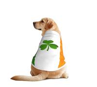 Irish Flag Dog Shirt Vest Dog Clothes- Breathable Cooling for Big Dogs, Sun Protection Comfort Wear for Golden Retriever, Husky, Alaska Outdoor Activities 5X-Large