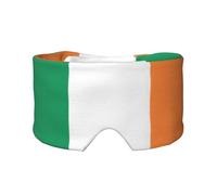 Irish Flag Double-Sided Printed Eye mask, Soft and Light-Blocking, Suitable for Travel and Home