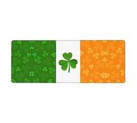 Irish Flag Extra Large Keyboard Mouse Pad for Computer, Console, Office, Game, Study Room 12x31.5 Inch Desk Pad,