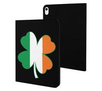 Irish Flag Four Leaf Clover Compatible with Ipad Protective Case ipad Air5/air4 (10.9in) /ipad Pro 2018(11in)