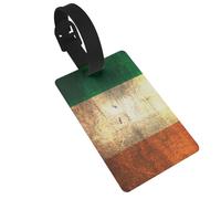 Irish Flag Full Width Single-Sided Printed Luggage Tags, Tag Tags to Prevent Mistakes, Name Tags, Luggage Decorations, Pendants, Travel Experts, Full Equipment Markings