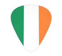 Irish flag Guitar picks, 12 pieces per pack, 3 different thicknesses, suitable for guitar, bass, ukulele and other instruments.