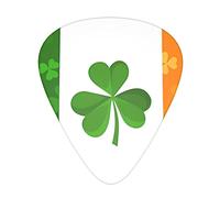 Irish Flag Guitar Plectrums 12 Pieces Set =>> Comfortable In The Hand With Smooth Edges Three Thicknesses To Match