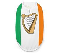 Irish Flag Ireland Harp Dog And Cat Clothes Pet Summer Sleeveless T Shirt Basic Vest XL