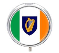 Irish Flag Ireland National Emblem Small Pill Box Case 3 Compartment 2"
