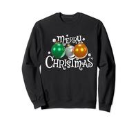 Irish Flag Merry Christmas Tree Baubles Patriotic Irish Xmas Sweatshirt