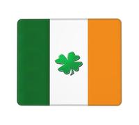 Irish Flag Non-Slip Rubber Base Mouse Pad with Lock Edge, Large Extended Desk Mat for Enhanced Game Work