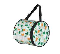 Irish Flag Party Print Cylinder Tissue Holder Paper Dispenser For Home, Office, Camping, Car, Rv & Travel â€“ Stylish Round Design