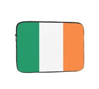 Irish Flag Patterned Laptop Sleeve, 10 inch Portable Laptop Bag, Suitable for Commuting and Travel.