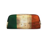 Irish Flag Pencil Case, soft Pencil Pouch,Durable Pencil Bag,Simple Stationery Bag, for Adults Office