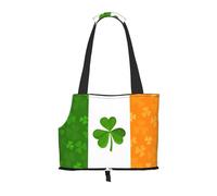 Irish Flag Pet Tote Bag Foldable Handbag Carrier for Small Dogs Cats Puppy Portable Travel Shoulder