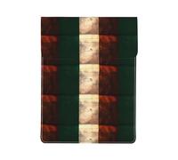 Irish Flag Premium Leather Laptop Sleeve â€“ Stylish 13 Inch Macbook Case With Full-Print Design For 2018 And Newer Models