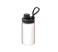 Irish Flag Print 12 Oz Insulated Double Walled Stainless Steel Metal Water Bottle for Cold Hot Drink