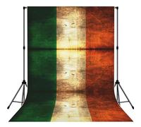 Irish Flag Print Backdrop For Photoshoot, Photo Backdrop Background Curtain For Photography Portraits(No Stand)