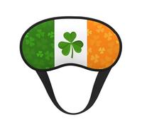 Irish Flag Print Blackout Sleep Mask, Light Blocking Eye Mask for Sleeping Travel, Camping, Shift Work