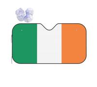 Irish flag Print Car Windshield Sun Shade Cool Foldable Reflective UV Rays SUV Front Sun Visor
