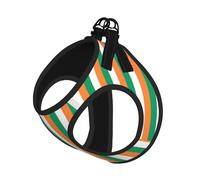 Irish flag Print Dog Harness and Leash Set,Breathable Adjustable Escape Proof Vest for Cats Dogs