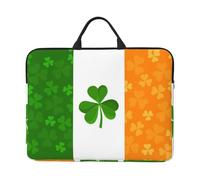 Irish Flag Print Laptop Case Sleeve Lightweight Waterproof Work Travel Commuting Notebook Cover Bag