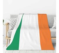 Irish flag Print Lightweight Warm Blanket Soft Thick Blankets Bedroom Camping Living Room Traveling