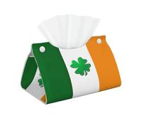 Irish Flag Print Long Rectangular Tissue Box Cover Case Decor Holder For Home Car Kitchen Office