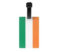 Irish Flag Print Luggage Tags Suitcases for Cruise Ships Airports Backpacks Travel Tags Set Labels