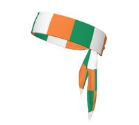Irish Flag Print Sports Headband Fashionable and Comfortable,Bandana for Exercise Enthusiasts