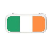 Irish flag Print Switch Console Storage Bag Premium Case for Nintendo Switch 10 Card Slots WHITE