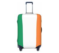 Irish Flag Print Travel Luggage Cover Suitcase Cover Protector Suitcase Washable Baggage Covers Anti-Scratch