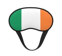 Irish Flag Print Unisex Blackout Sleep Mask Comfortable Eye Mask for Travel Meditation Sleep Travel