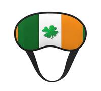 Irish Flag Print Unisex Blackout Sleep Mask Comfortable Eye Mask for Travel Meditation Sleep Travel
