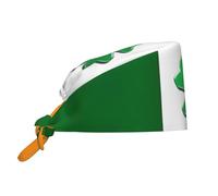Irish Flag Print Working Cap for Women Men Soft Breathable Adjustable Black One Size