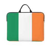 Irish flag Printed 14in Laptop Case Sleeve Bag â€“ Portable Handle & Zipper â€“ Ideal for Travel, Business & Office Use