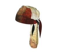 Irish Flag Printed Mesh Cycling Bandana, Adjustable Sweat Wicking Skull Cap, for Motorcycle Sport Gear