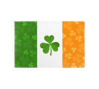 irish flag Printed Placemats Set of 6Pcs Washable Place Mats for Kitchen Table Heat-resistand Table Mats 45x30 CM