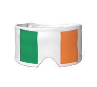 Irish Flag Printed Slumber Eye Shield, Reversible Sleep Gear, Light Blocking Headwrap, for Travel Comfort