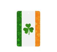 Irish Flag Printing 10 Pcs Air Freshener Car Scented Hanging Sheets Air Freshener Sheet With Rope For Car And Home