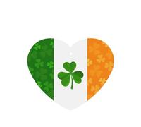 Irish Flag Printing 10 Pcs Air Freshener Car Scented Hanging Sheets Air Freshener Sheet With Rope For Car And Home