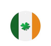 Irish Flag Printing 10 Pcs Air Freshener Car Scented Hanging Sheets Air Freshener Sheet With Rope For Car And Home