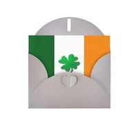 Irish Flag Printing Holiday Love Buckle Pearl Paper Bulk With Envelopes Greeting, Thinking Of You Cards 4 X 6inch