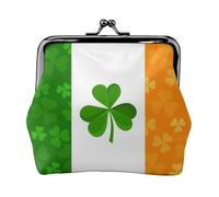 Irish Flag Printing Lightweight Minimalist Wallet, Compact Coin Pouch for Gym Visits and Errands