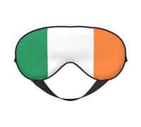 Irish Flag Prints Double-Sided Eye Mask Adjustable Design Light-Blocking and Breathable Suitable for Rest and Travel.