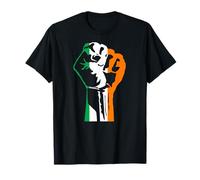 Irish Flag Raised Fist T-Shirt