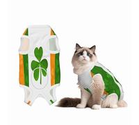 Irish Flag Recovery Suit for Dogs Cats After Surgery,Pet Recovery Shirt, Dog Onesies Pet Surgery Recovery Suit